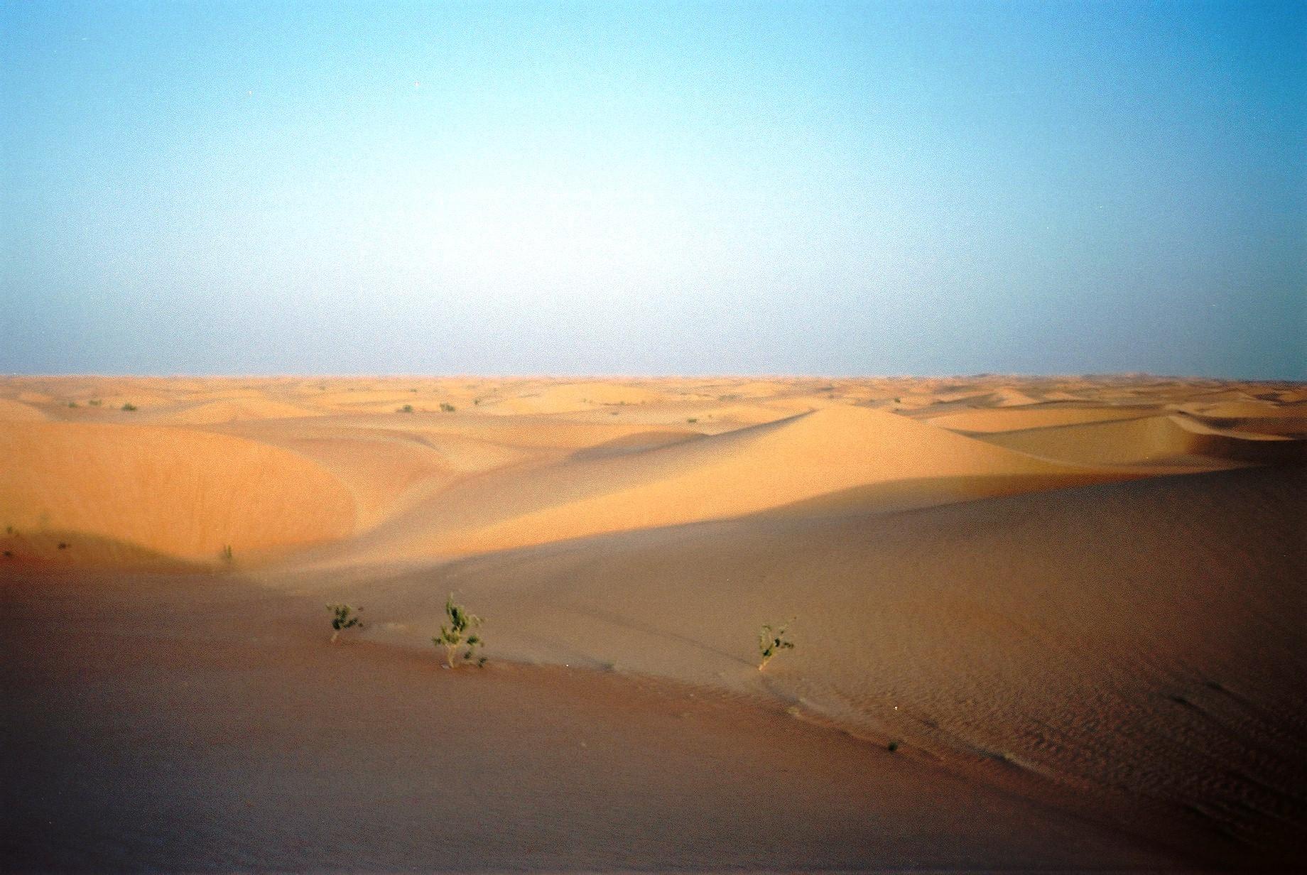 Sand dunes near Chinguetti in Mauritania